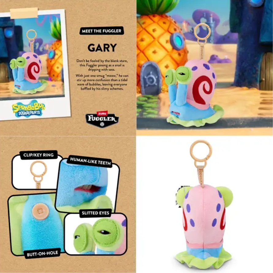 Fuggler X SpongeBob SquarePants 5” Key Ring