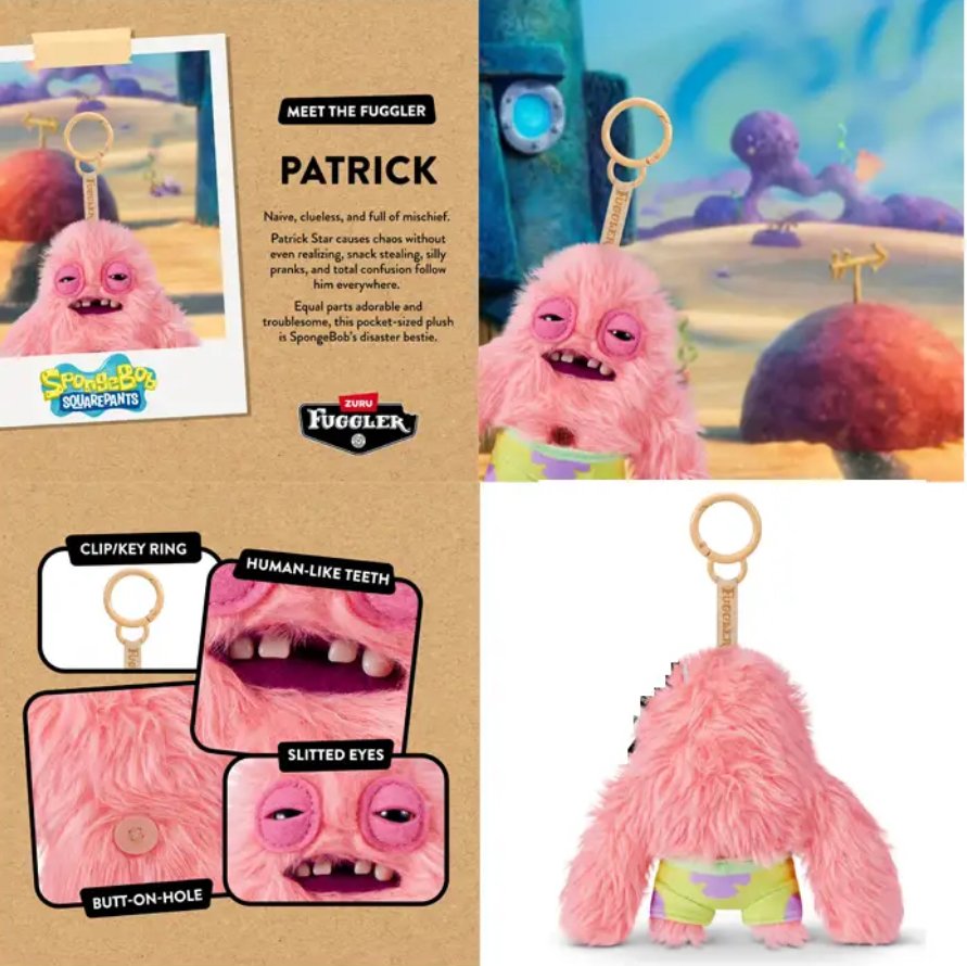 Fuggler X SpongeBob SquarePants 5” Key Ring
